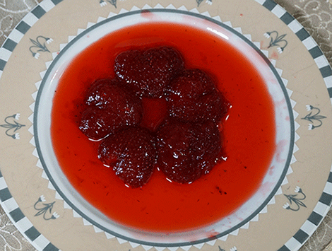 φράουλα γλυκό κουταλιού